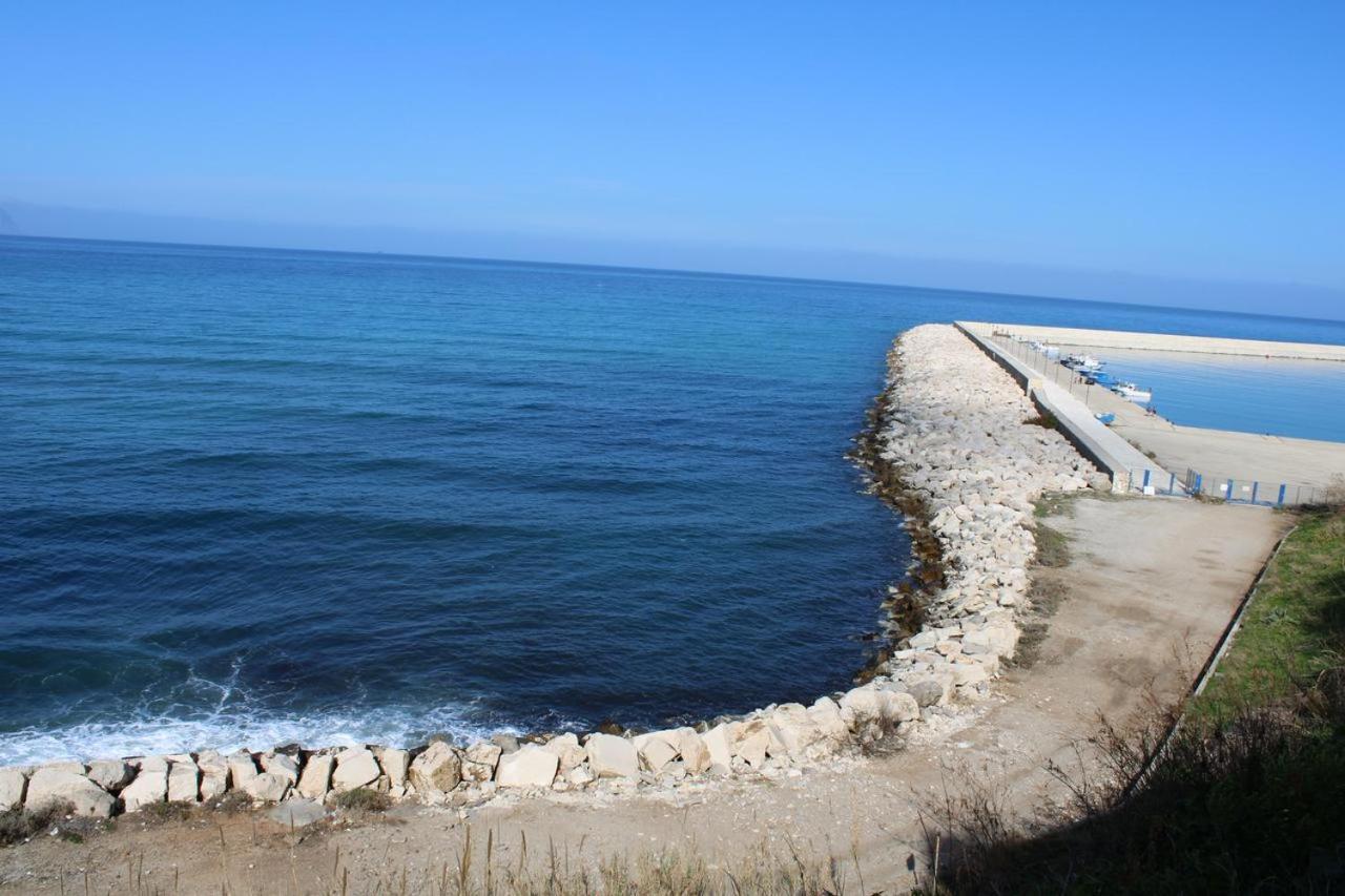 La Stanza Vicino Al Mare , Una Camera Da Letto E Bagno Con Balcone Vista Mare Apartment Balestrate Exterior photo